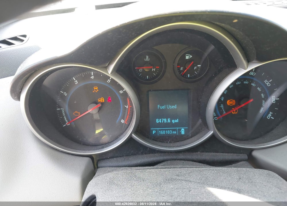 2012 CHEVROLET CRUZE VIN: 1G1PC5SH7C7410160