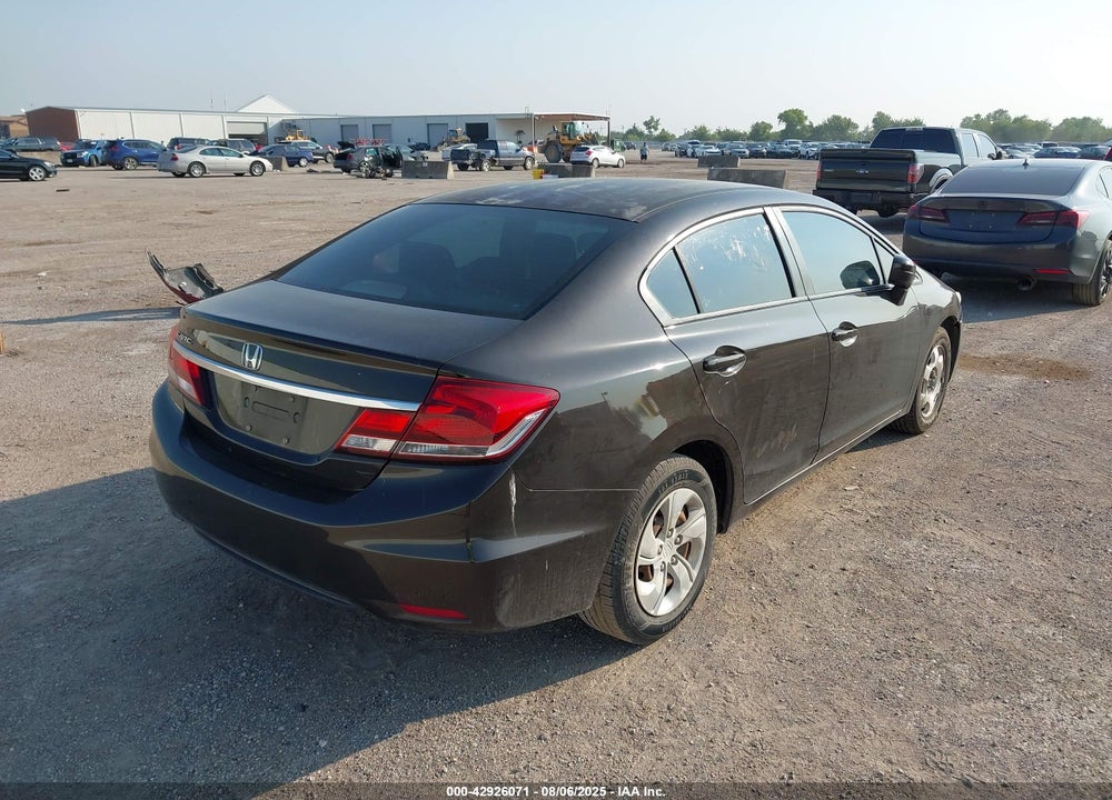 2014 HONDA CIVIC VIN: 2HGFB2F5XEH518625