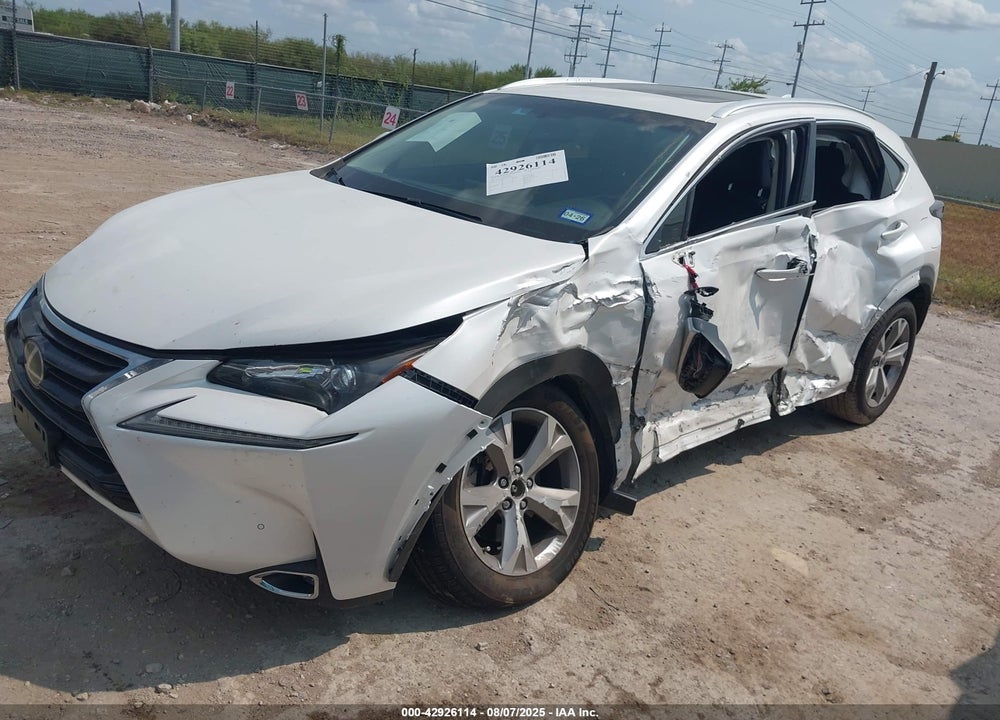 2017 LEXUS NX NX TURBO VIN: JTJYARBZ9H2056581