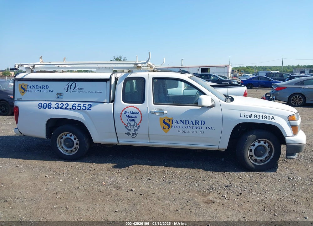 2012 CHEVROLET COLORADO VIN: 1GCESBF96C8126628
