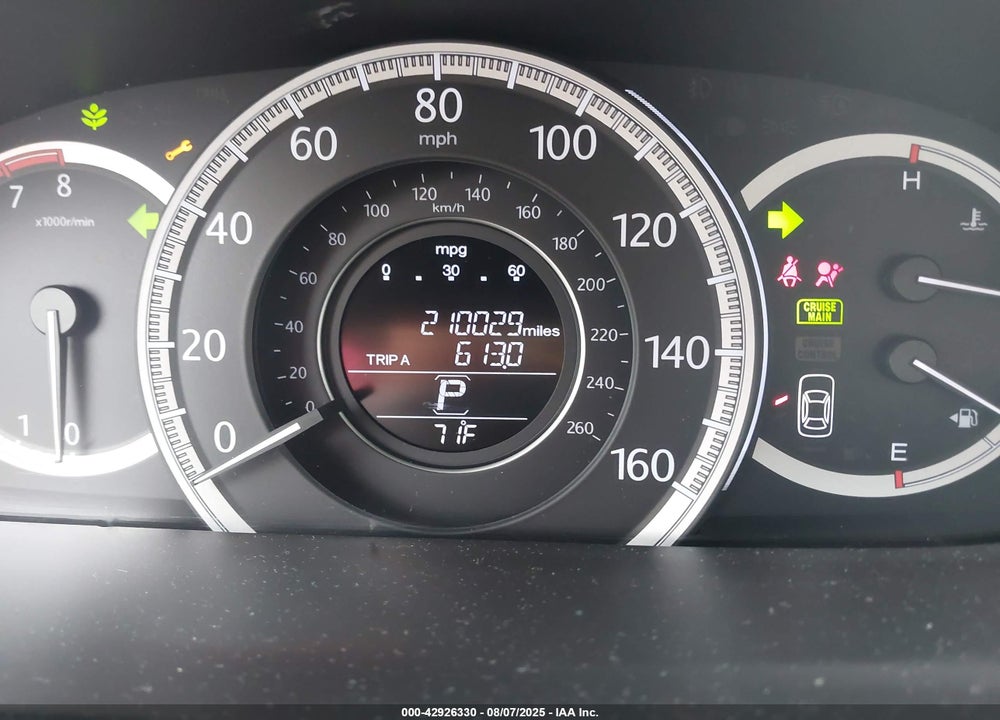 2013 HONDA ACCORD VIN: 1HGCR2F74DA231066