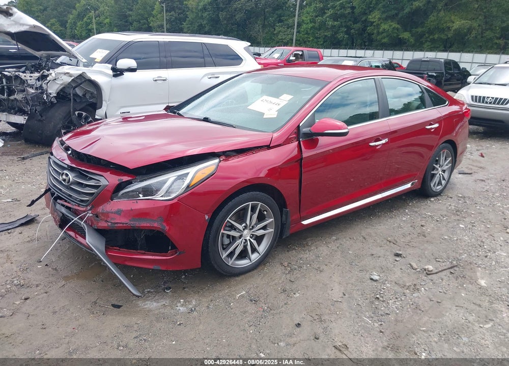 2016 HYUNDAI SONATA SPORT 2.0T VIN: 5NPE34AB4GH406624