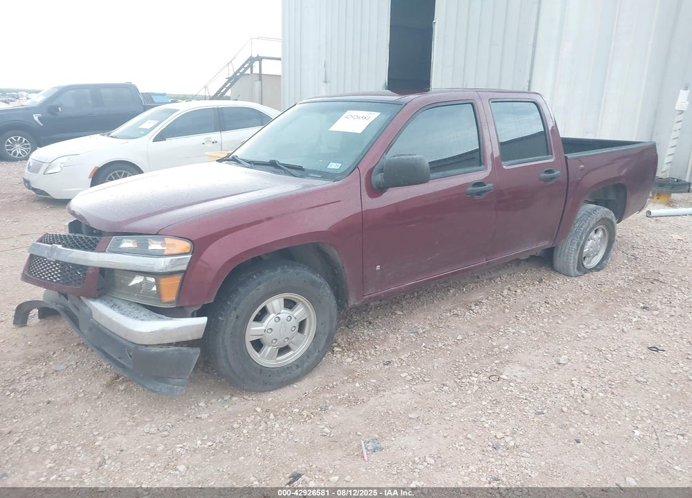 2007 CHEVROLET COLORADO LT VIN: 1GCCS13E878101481
