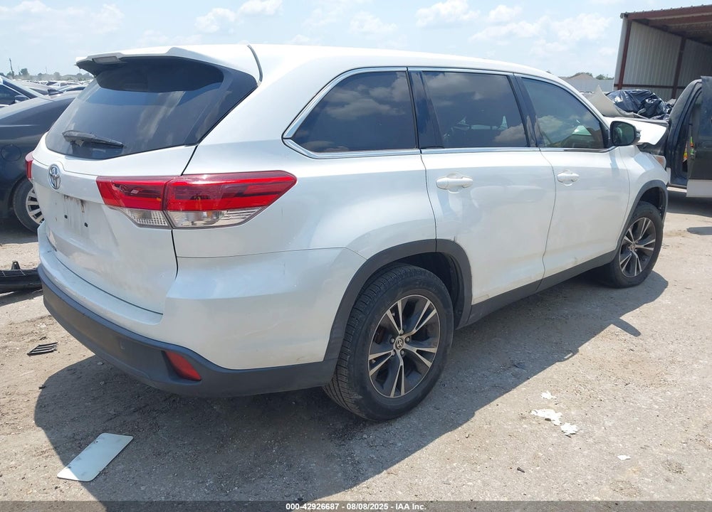 2019 TOYOTA HIGHLANDER VIN: 5TDZZRFH6KS368374