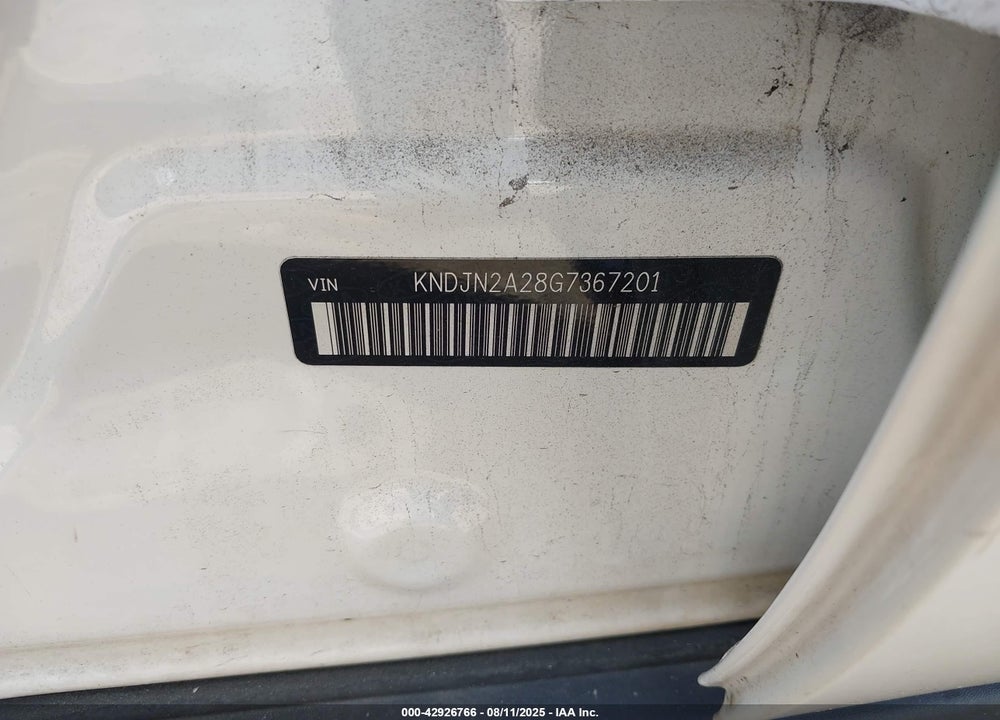 2016 KIA SOUL VIN: KNDJN2A28G7367201