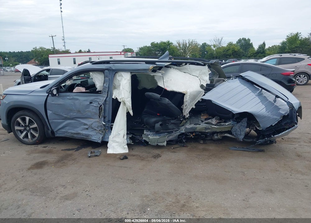 2025 HONDA PILOT TOURING VIN: 5FNYG1H71SB082458