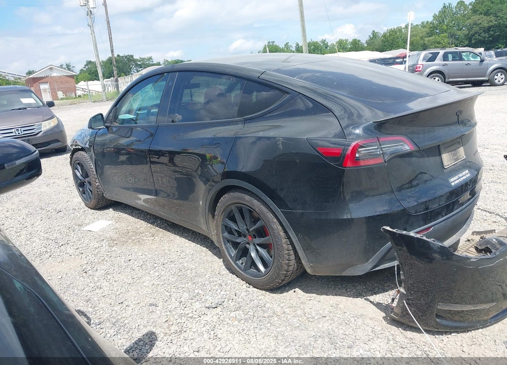 2022 TESLA MODEL Y VIN: 7SAYGDEFXNF460118