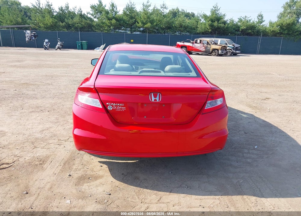 2012 HONDA CIVIC LX VIN: 2HGFG3B55CH537173