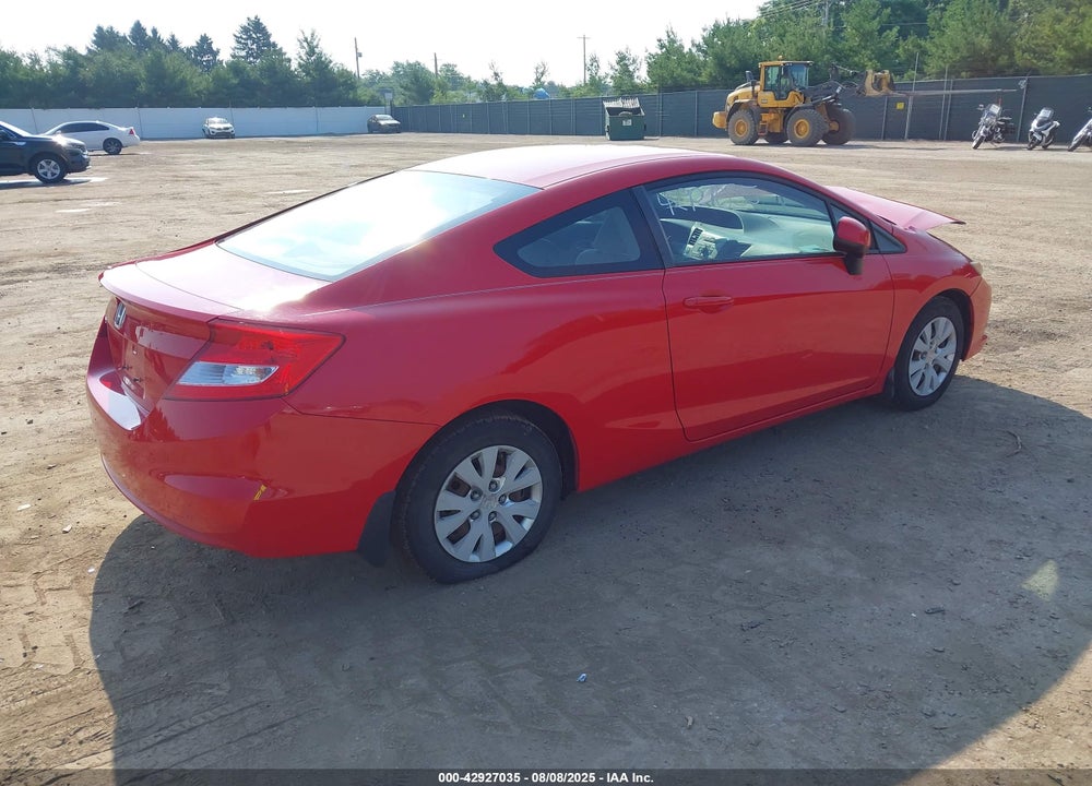 2012 HONDA CIVIC LX VIN: 2HGFG3B55CH537173