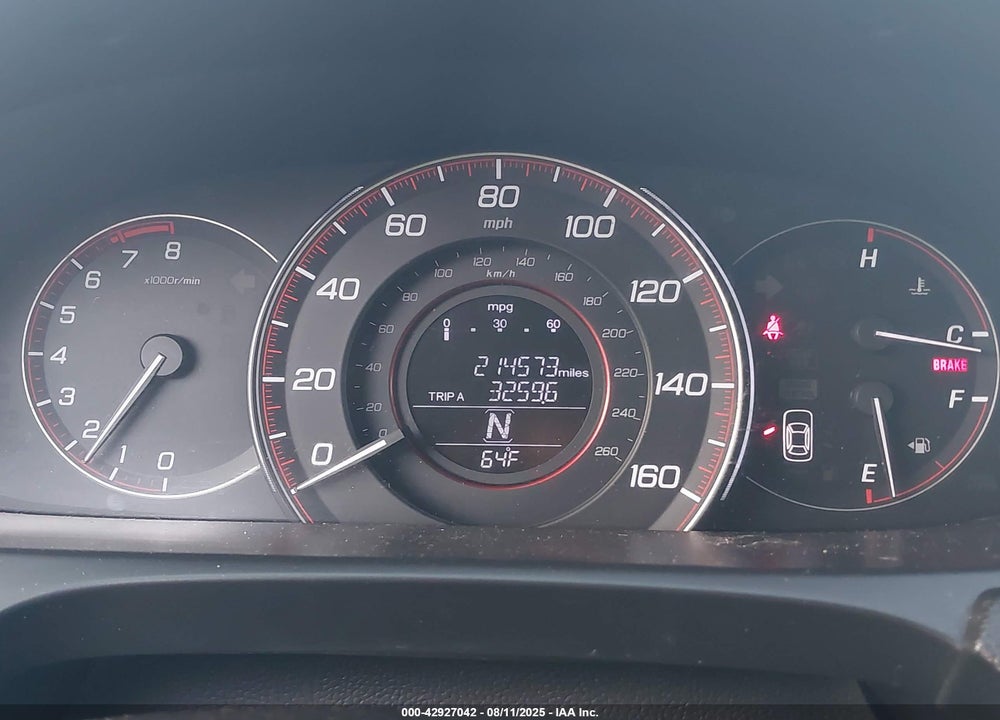2013 HONDA ACCORD VIN: 1HGCR2F55DA172107