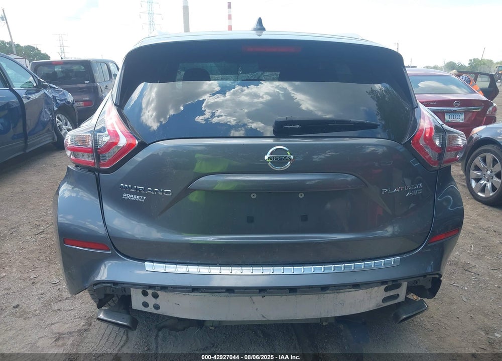 2018 NISSAN MURANO VIN: 5N1AZ2MH3JN174991