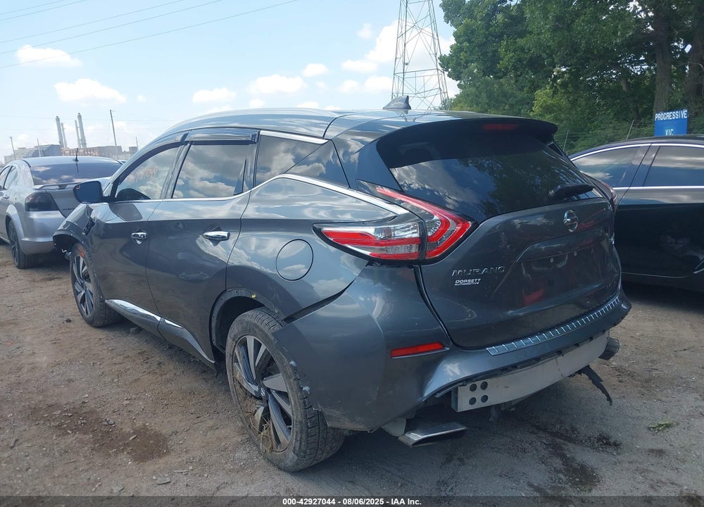 2018 NISSAN MURANO VIN: 5N1AZ2MH3JN174991