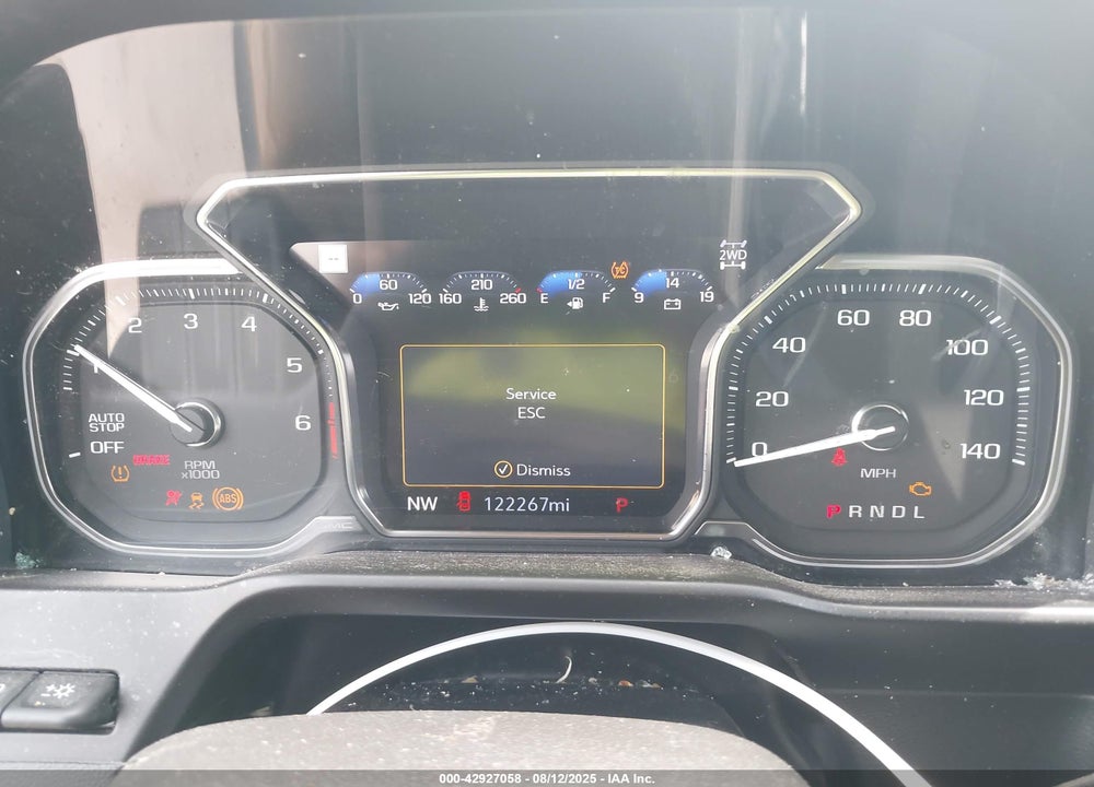 2019 GMC SIERRA 1500 VIN: 3GTP9EEL9KG152961