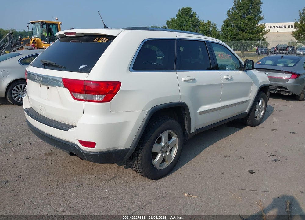 2012 JEEP GRAND CHEROKEE LAREDO VIN: 1C4RJFAG0CC161647