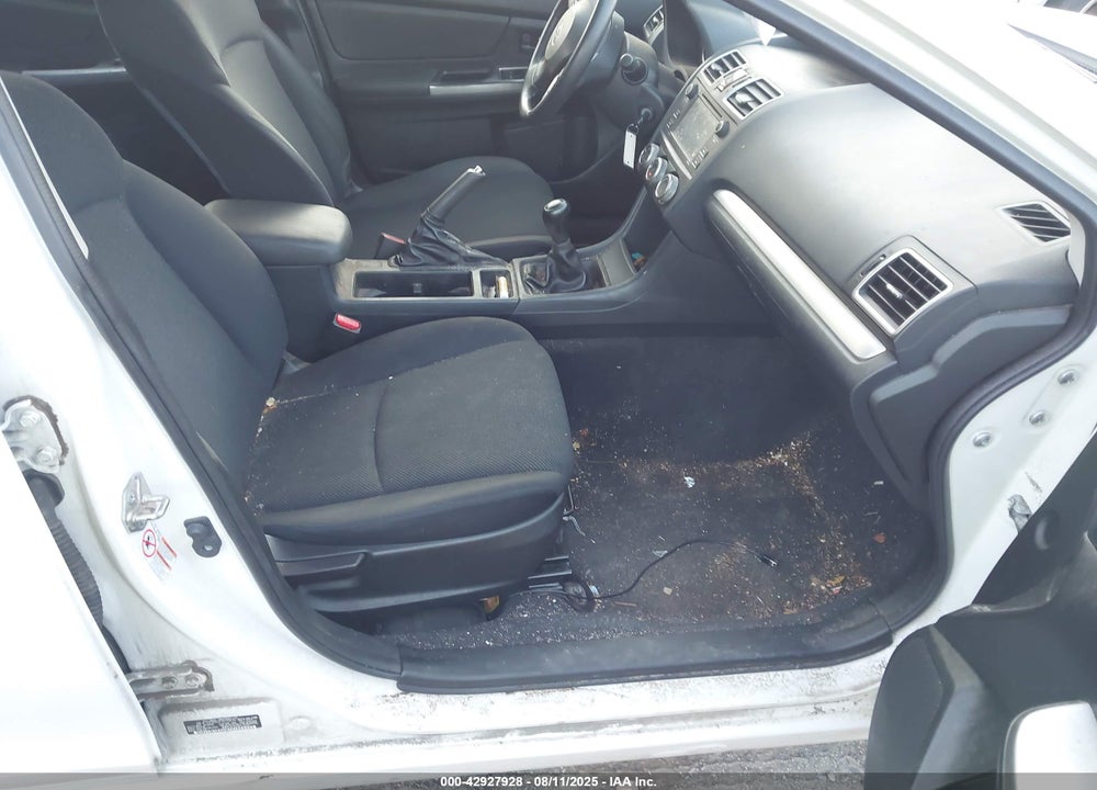 2015 SUBARU IMPREZA VIN: JF1GPAA62F9270070