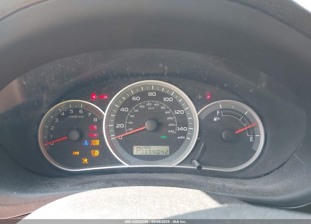 2011 SUBARU IMPREZA VIN: JF1GH6A65BH824020