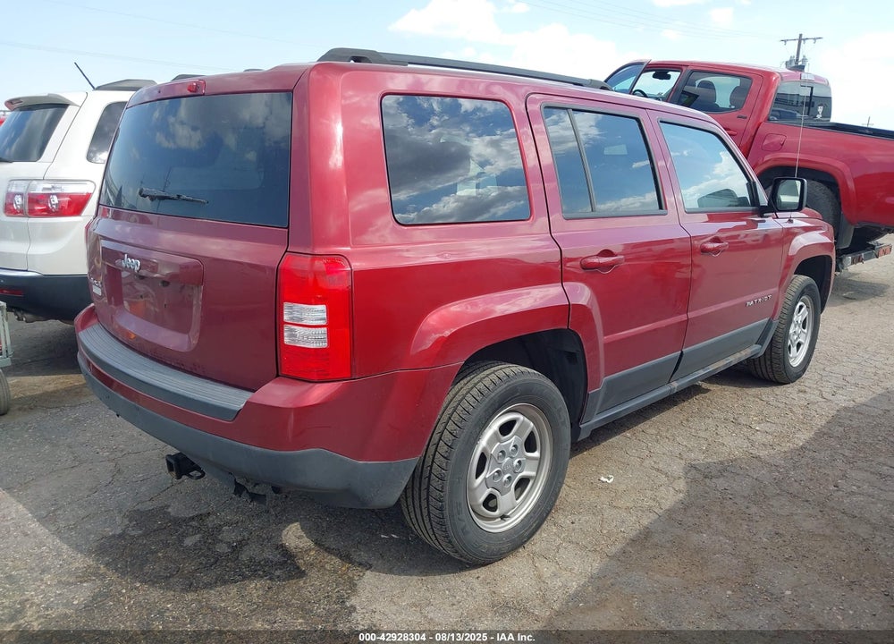 2016 JEEP PATRIOT VIN: 1C4NJRBB9GD658568