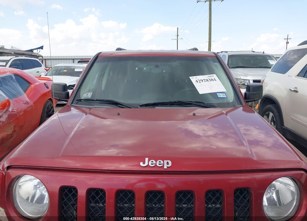 2016 JEEP PATRIOT VIN: 1C4NJRBB9GD658568