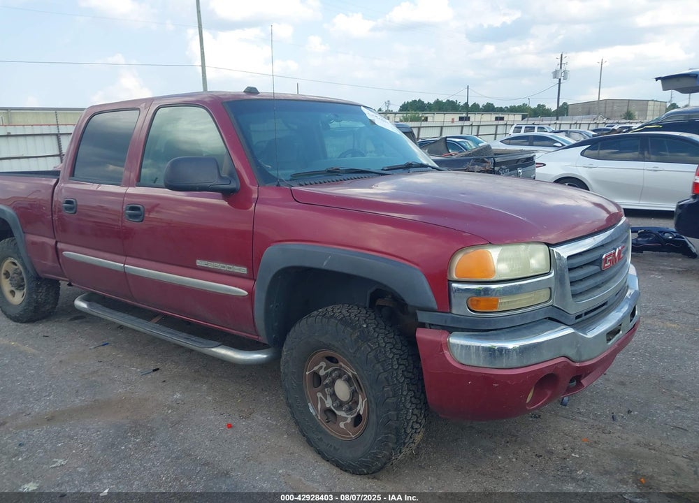 2005 GMC SIERRA 2500HD SLE VIN: 1GTHK23U45F802871