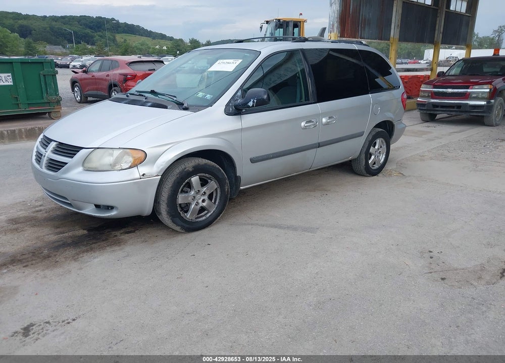 2007 DODGE CARAVAN SXT VIN: 1D4GP45R07B153925