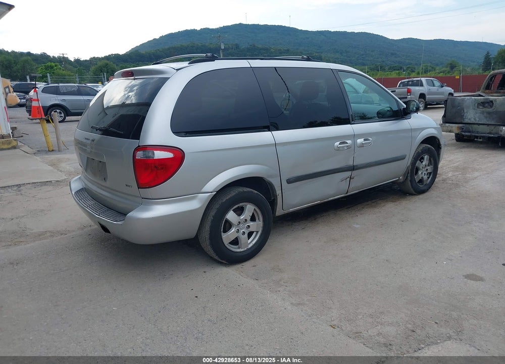 2007 DODGE CARAVAN SXT VIN: 1D4GP45R07B153925