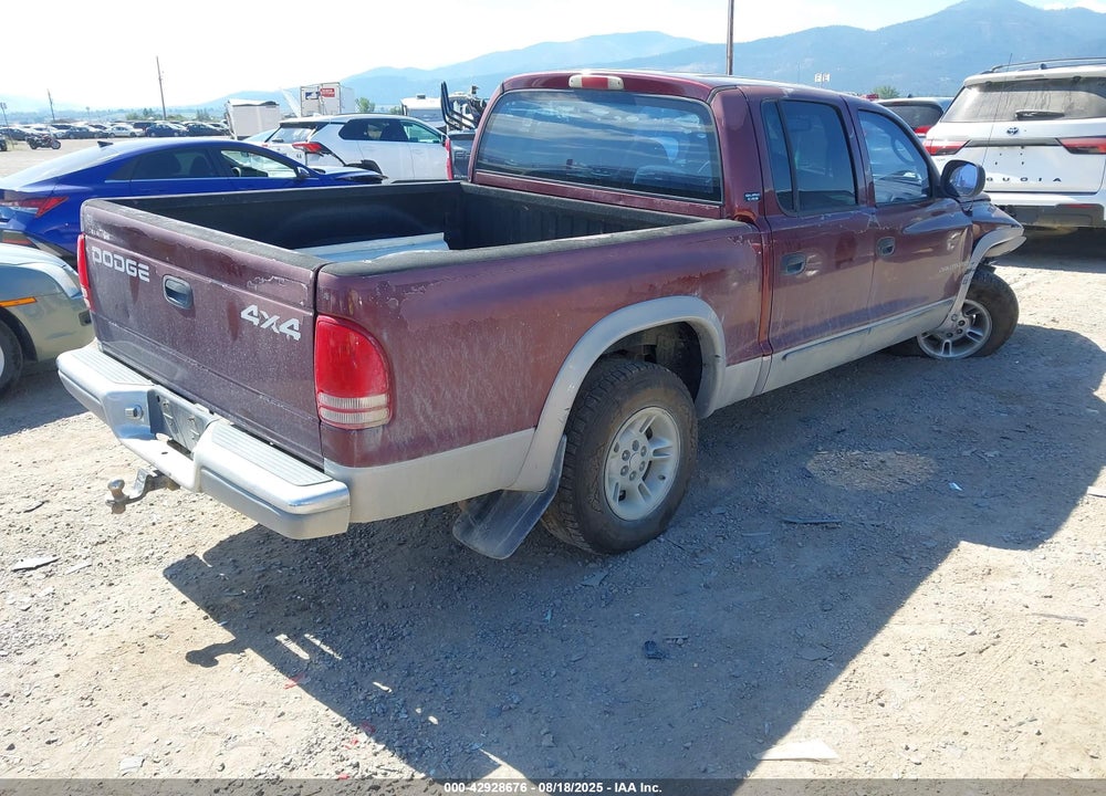 2000 DODGE DAKOTA SLT/SPORT VIN: 1B7HG2AZ9YS728469