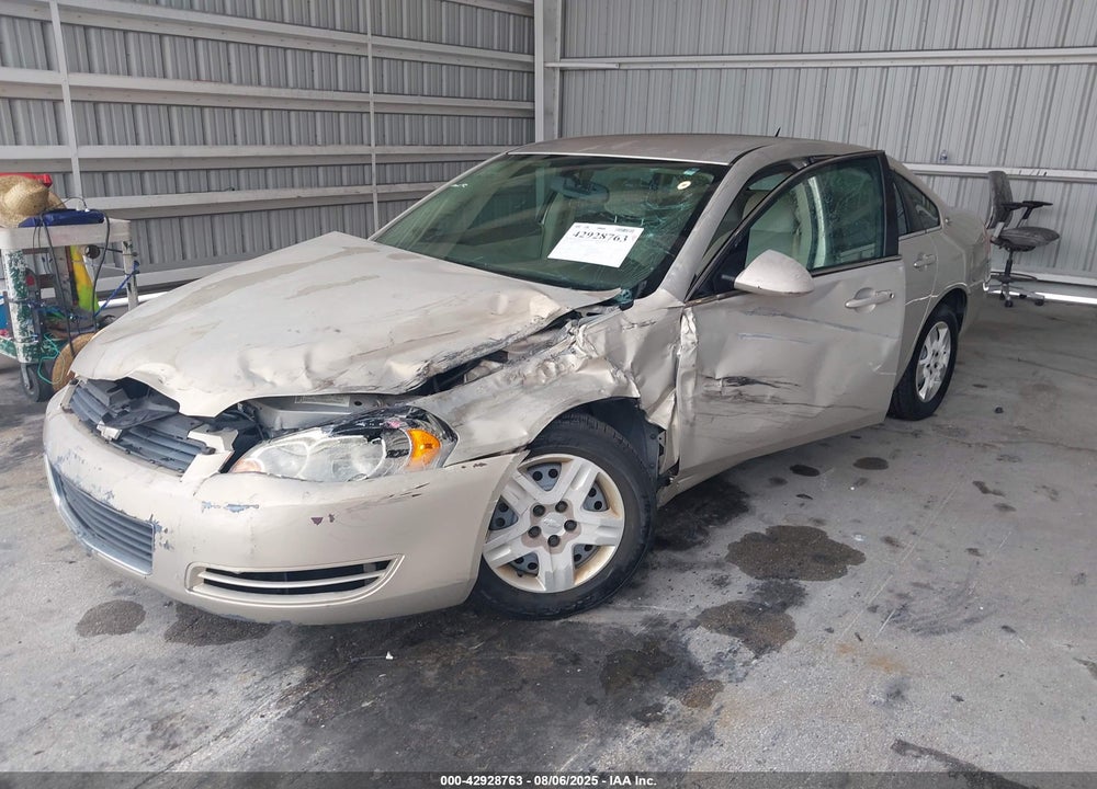 2008 CHEVROLET IMPALA LS VIN: 2G1WB58K489199250