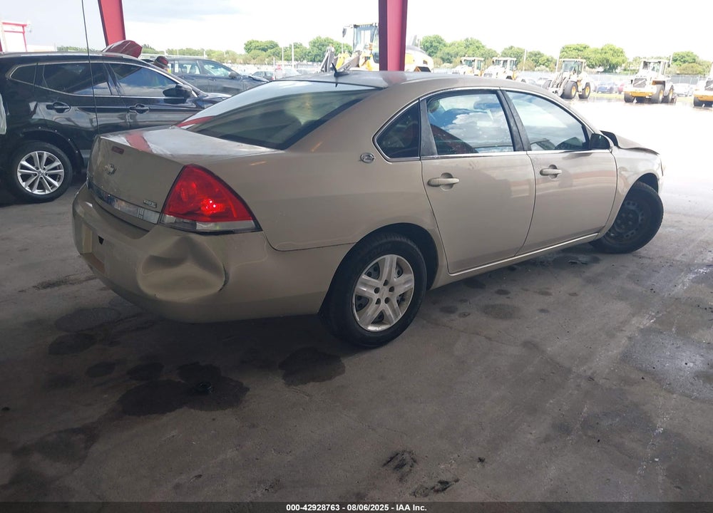 2008 CHEVROLET IMPALA LS VIN: 2G1WB58K489199250