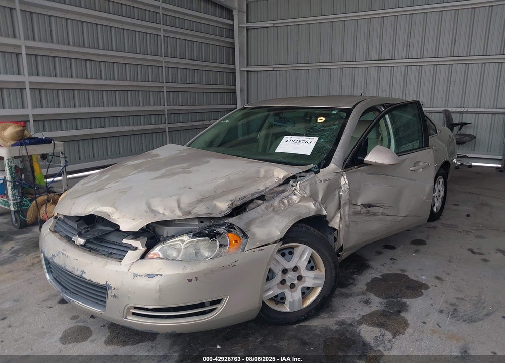 2008 CHEVROLET IMPALA LS VIN: 2G1WB58K489199250