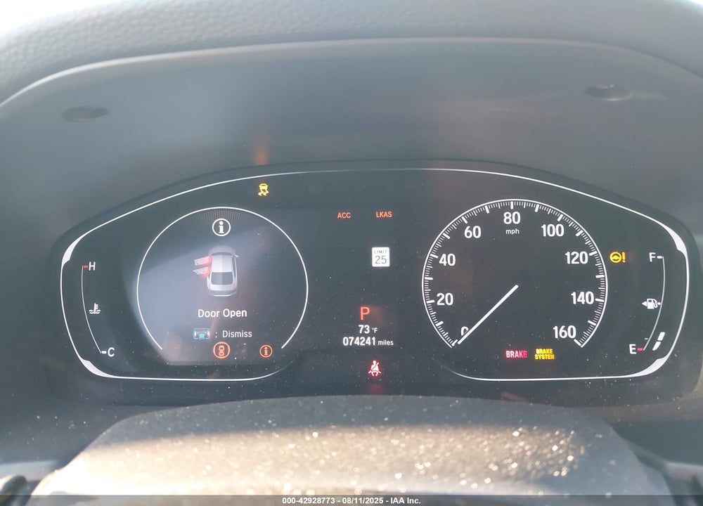 2019 HONDA ACCORD VIN: 1HGCV1F31KA080879