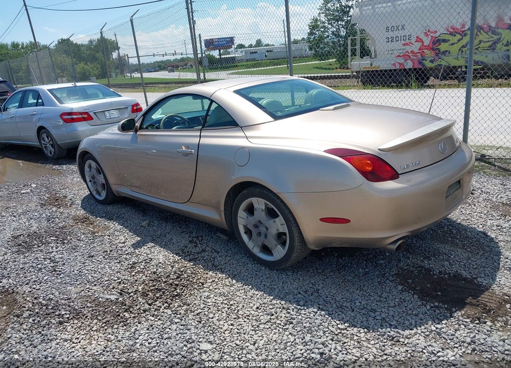 2004 LEXUS SC 430 VIN: JTHFN48Y240054224