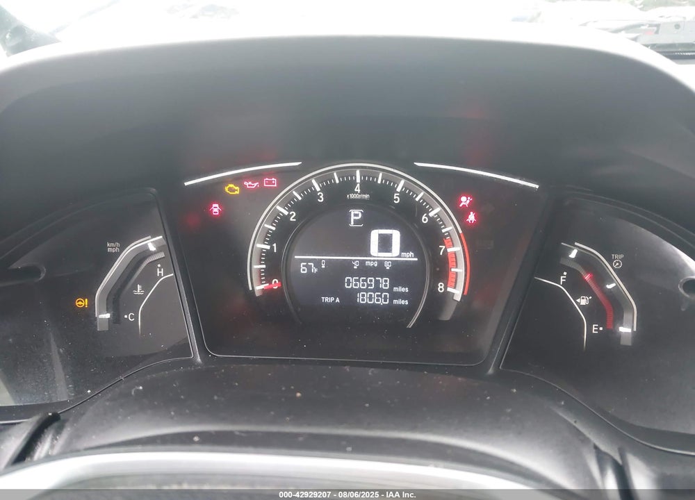 2017 HONDA CIVIC VIN: 19XFC2F50HE224419
