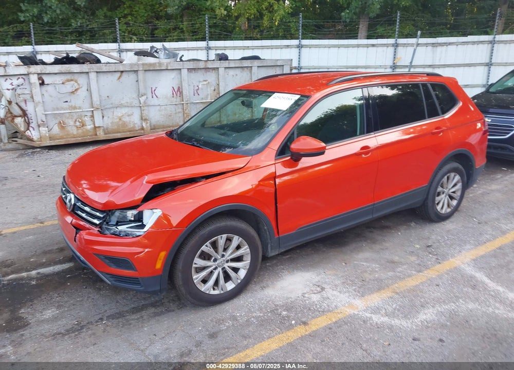 2018 VOLKSWAGEN TIGUAN 2.0T S VIN: 3VV0B7AX8JM074622