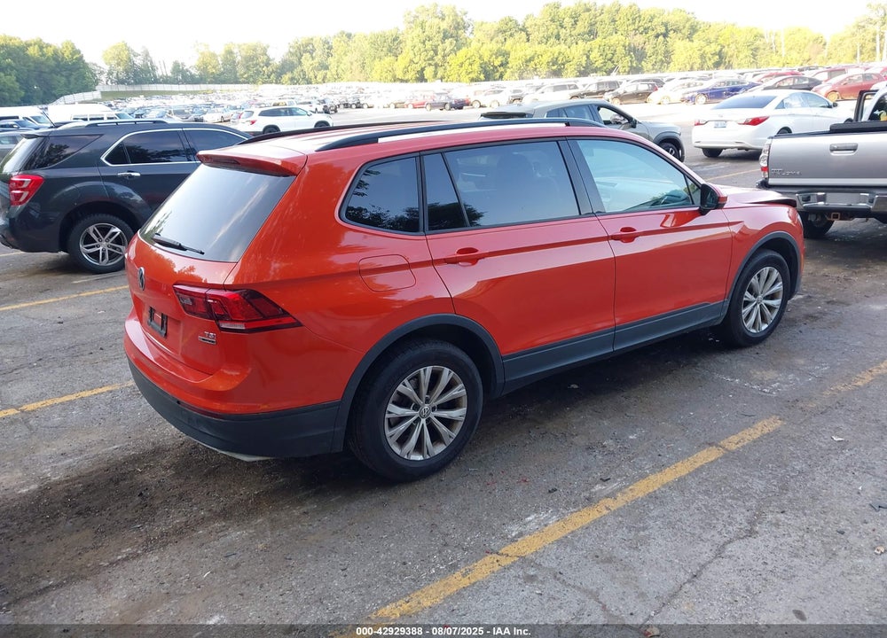 2018 VOLKSWAGEN TIGUAN 2.0T S VIN: 3VV0B7AX8JM074622