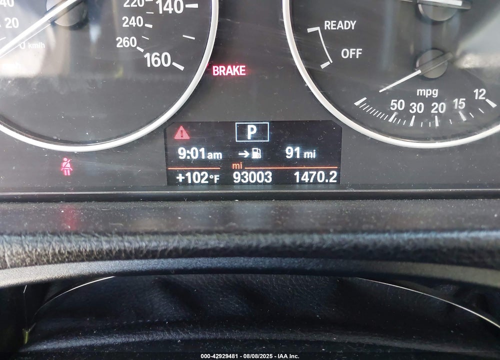 2016 BMW 3 SERIES VIN: WBA8A9C50GK617681