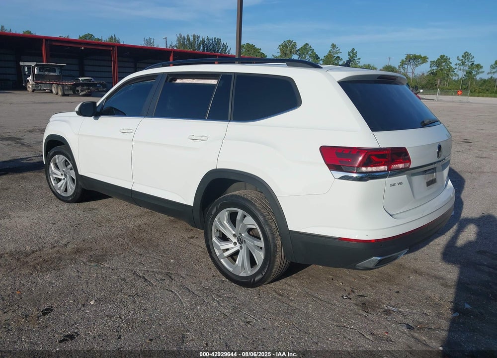 2021 VOLKSWAGEN ATLAS VIN: 1V2JR2CA4MC609542