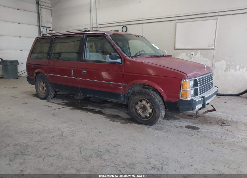 1985 PLYMOUTH VOYAGER SE VIN: 2P4FH41C2FR348380