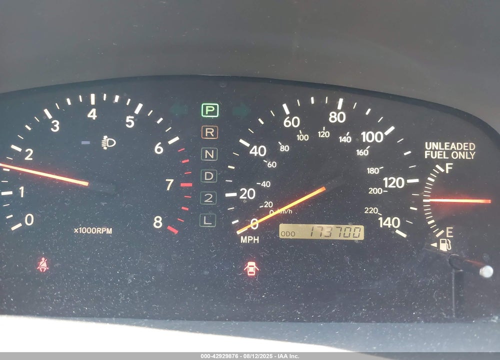 2001 LEXUS ES 300 VIN: JT8BF28G210327293
