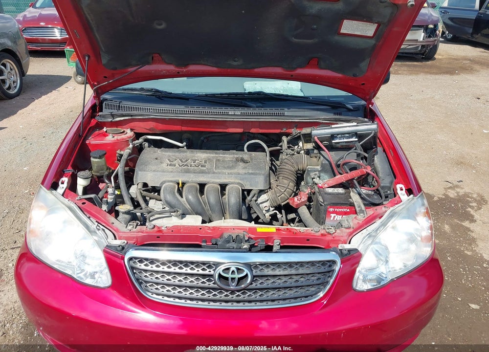 2008 TOYOTA COROLLA LE VIN: 2T1BR32EX8C894325