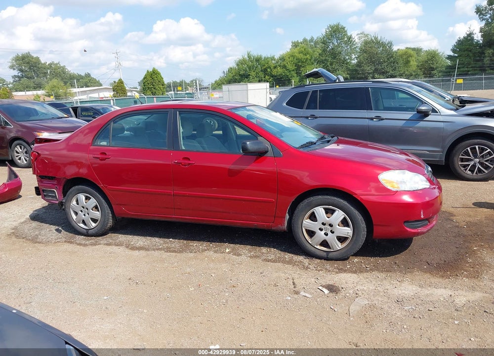 2008 TOYOTA COROLLA LE VIN: 2T1BR32EX8C894325