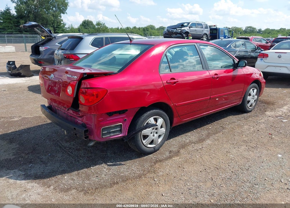 2008 TOYOTA COROLLA LE VIN: 2T1BR32EX8C894325