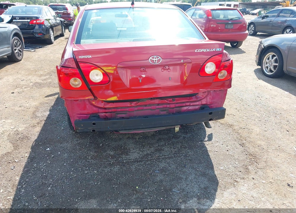 2008 TOYOTA COROLLA LE VIN: 2T1BR32EX8C894325
