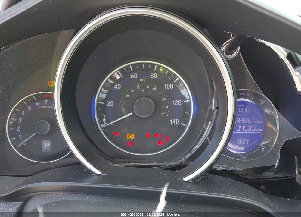 2019 HONDA FIT VIN: 3HGGK5H45KM730310
