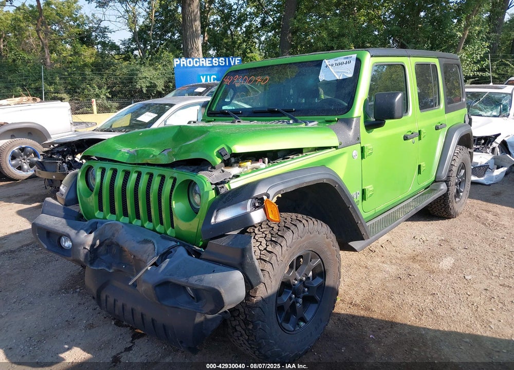 2018 JEEP WRANGLER UNLIMITED VIN: 1C4HJXDN9JW245389