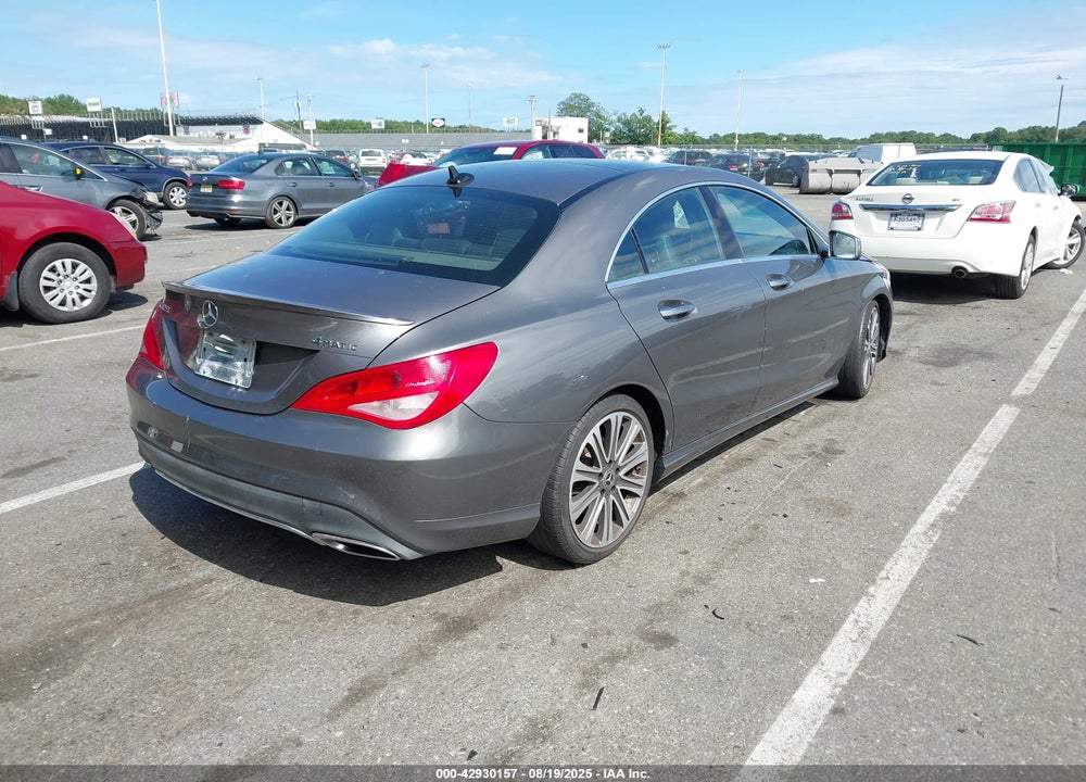 2018 MERCEDES-BENZ CLA 250 4MATIC VIN: WDDSJ4GB0JN632169