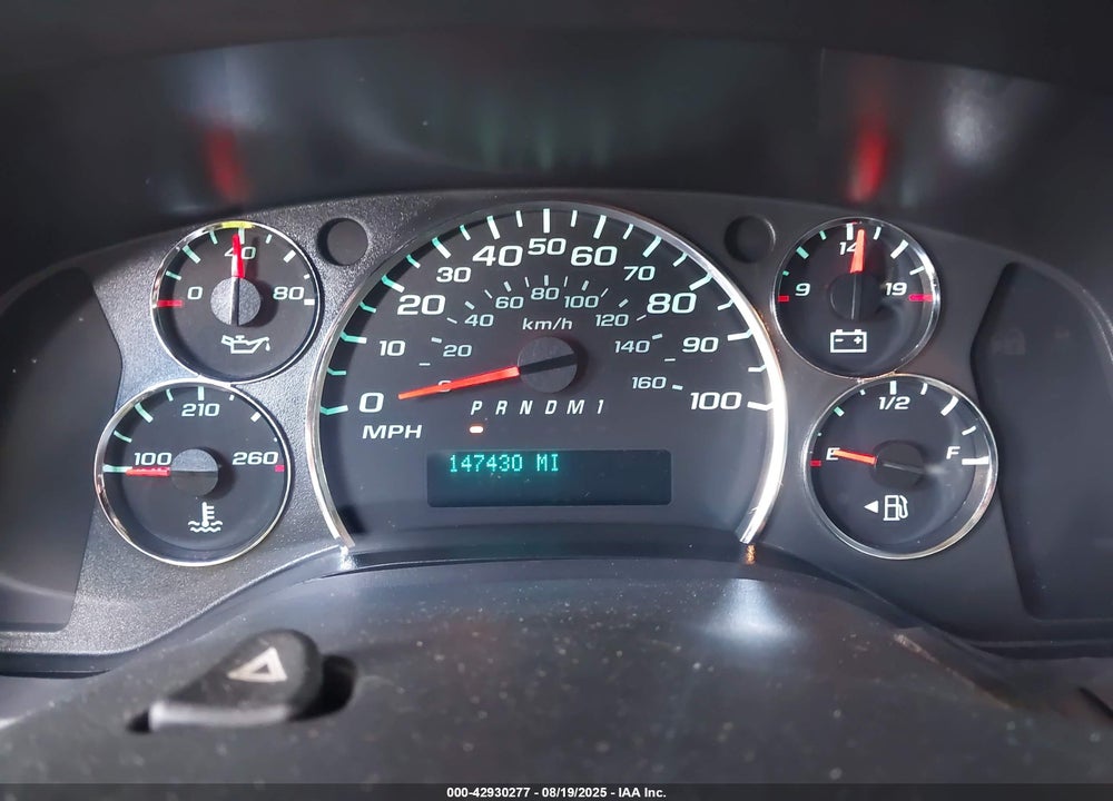 2012 CHEVROLET EXPRESS 2500 WORK VAN VIN: 1GCWGFCA7C1180069