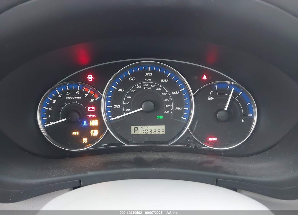 2012 SUBARU FORESTER VIN: JF2SHAECXCH407566