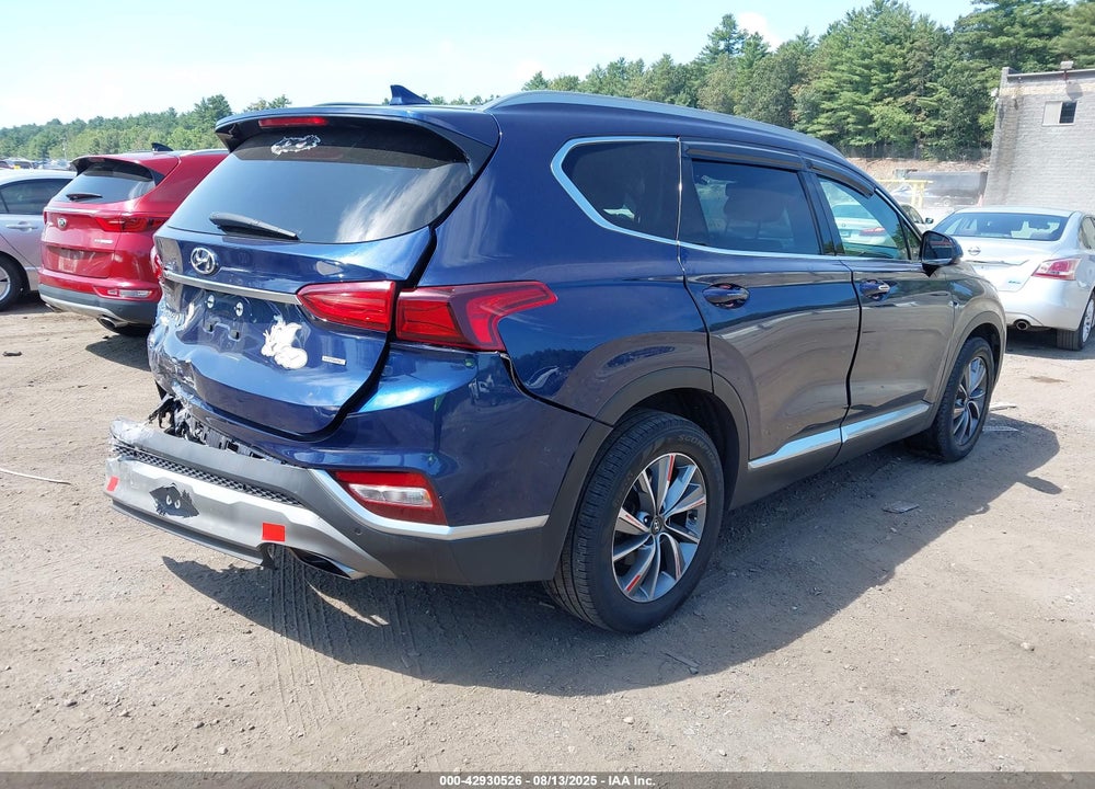 2019 HYUNDAI SANTA FE VIN: 5NMS3CAD9KH072482