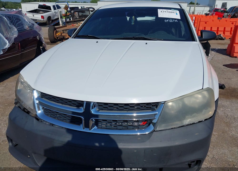 2013 DODGE AVENGER VIN: 1C3CDZAG4DN750659