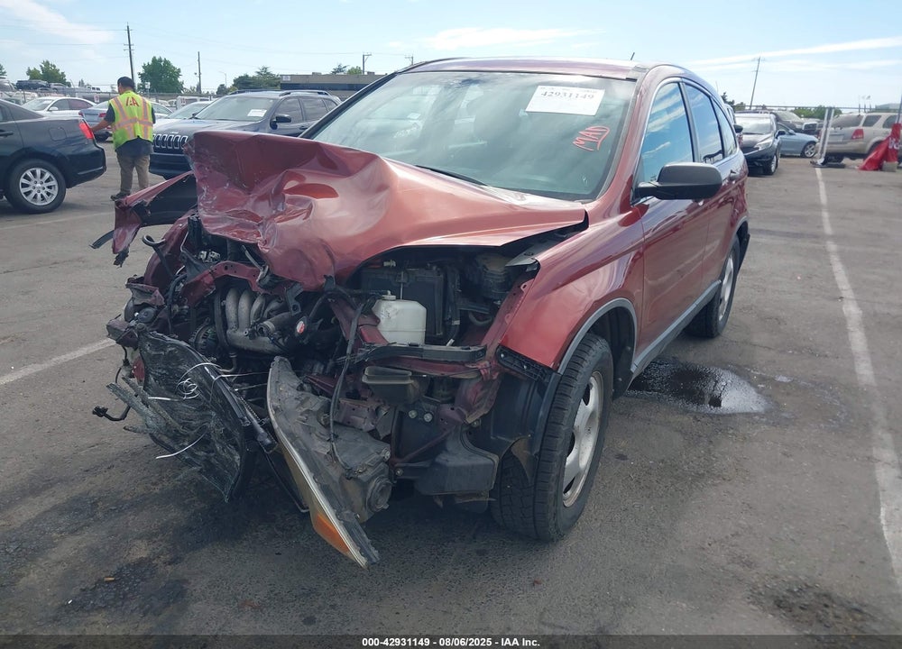 2009 HONDA CR-V LX VIN: JHLRE48319C024837
